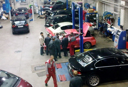 Видеонаблюдение для автосервиса