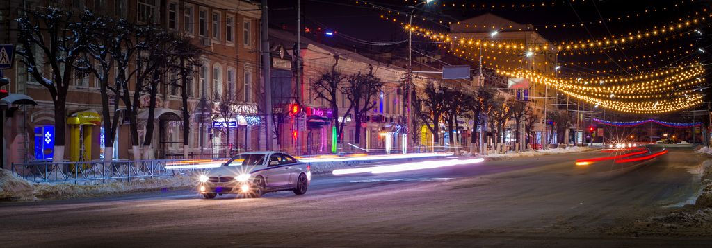 Освещение в Рязани, ул. Соборная - Московское шоссе