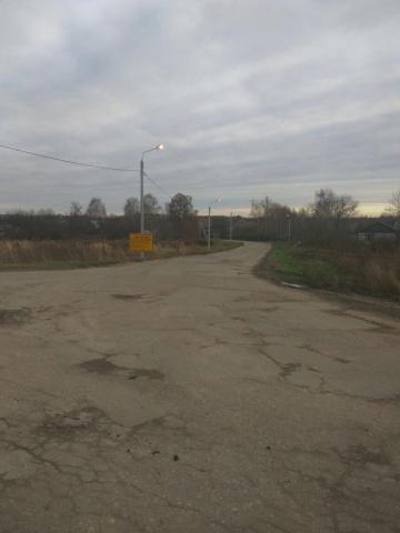 Село Вышгород, уличное освещение