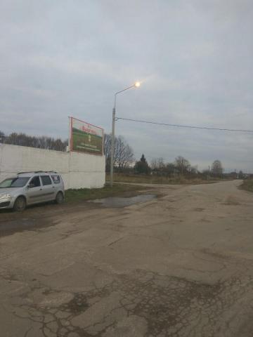 Село Вышгород, уличное освещение