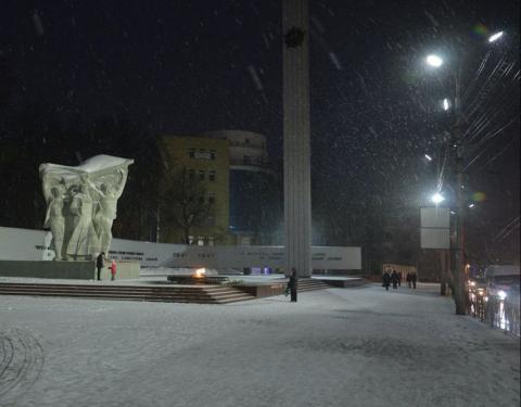 Освещение в Рязани, ул. Соборная - Московское шоссе